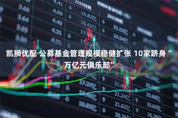 凯狮优配 公募基金管理规模稳健扩张 10家跻身“万亿元俱乐部”